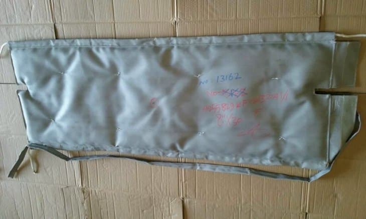 Sewn removable insulation sleeve for a valve or flange assembly